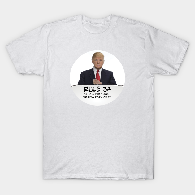 Rule 34 Donald Trump Rule 34 T Shirt Teepublic